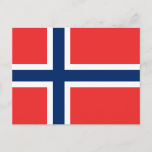 Norges flagga (Norge) Vykort