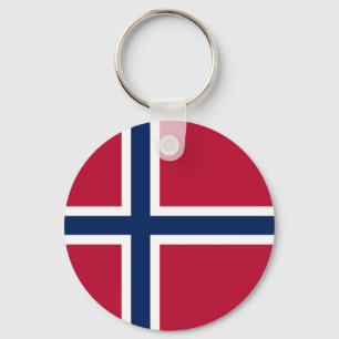 Norges flagga nyckelring