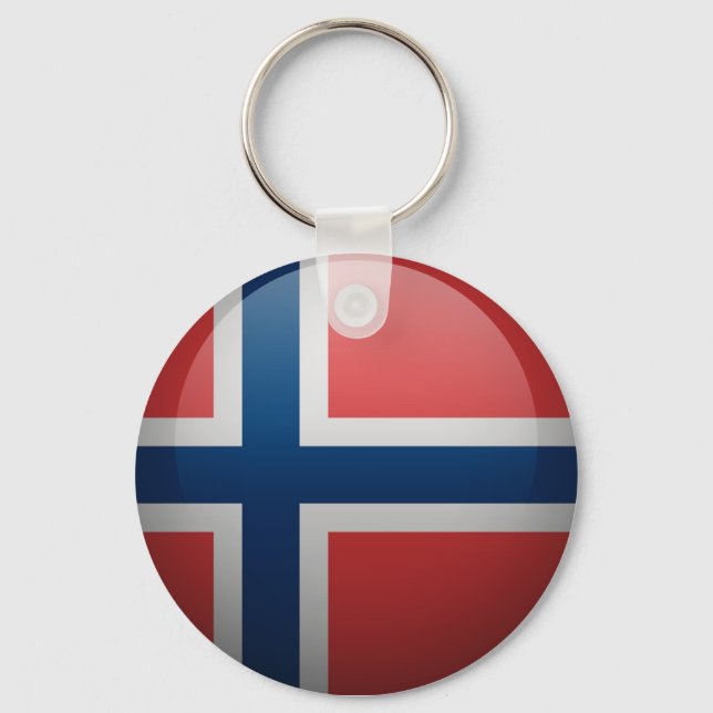 Norges flagga nyckelring (Framsida)