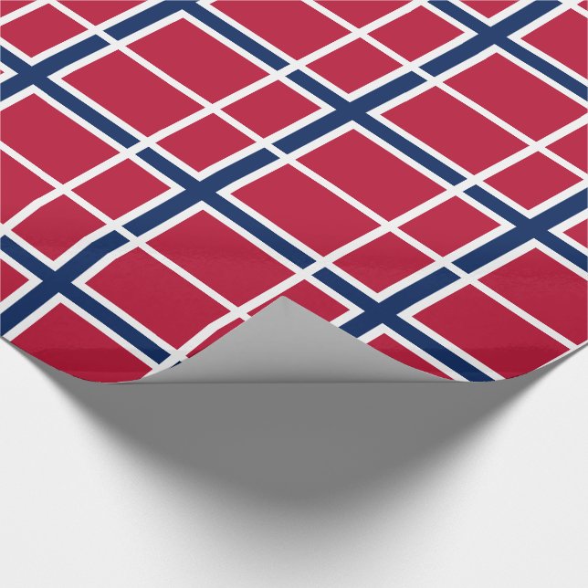 Norges flagga presentpapper (Hörn)