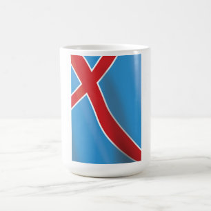Norges flagga reseinlägg kaffemugg