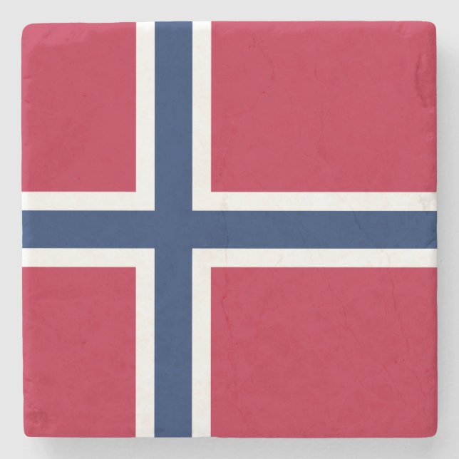 Norges flagga stenunderlägg (Framsidan)