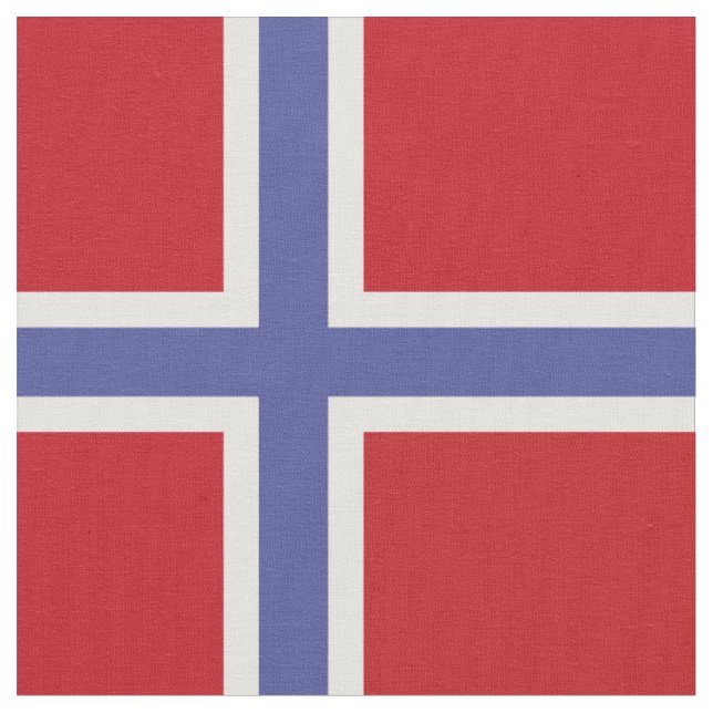 Norges flagga tyg (Närbild)
