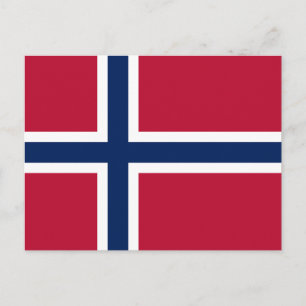 Norges flagga vykort