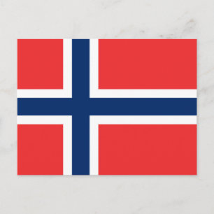 Norges flagga vykort