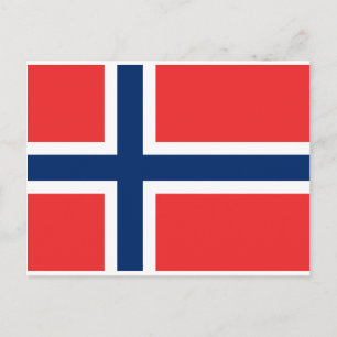Norges flagga vykort
