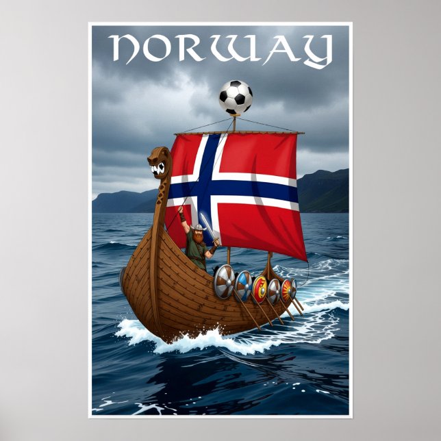 Norges VM-affisch  Poster (Framsidan)