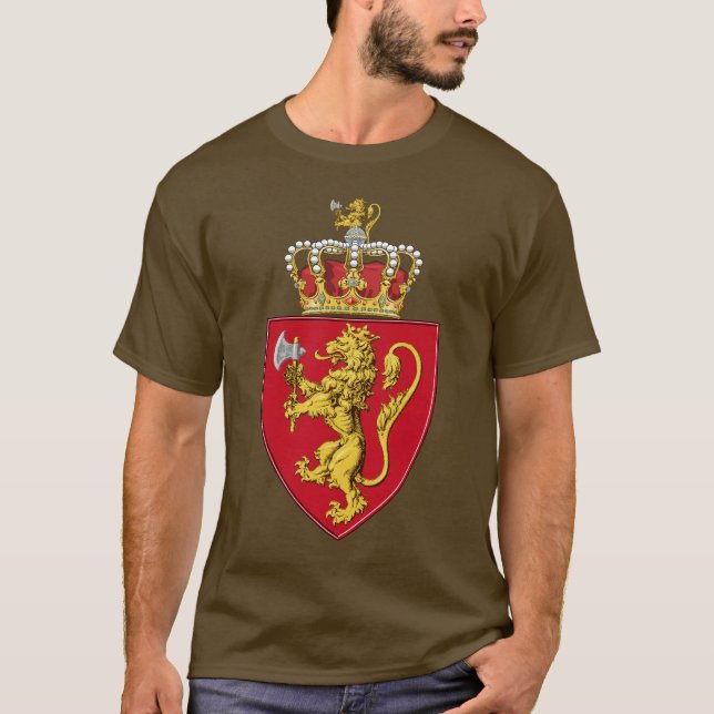 Norgevapensköld T-shirt (Framsida)