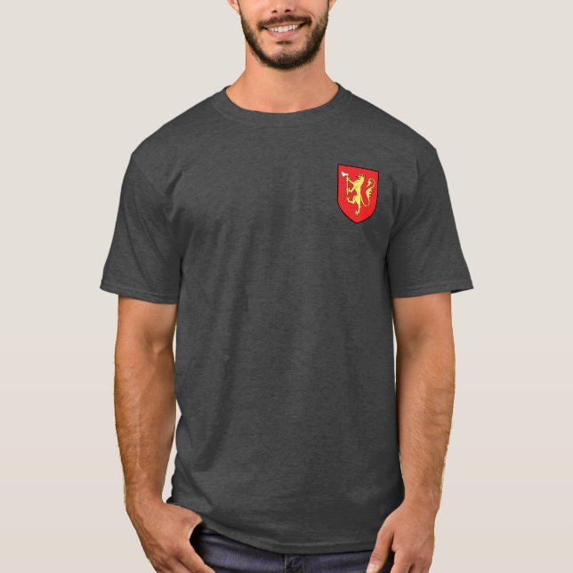 Norgevapensköldskjorta Tee (Framsida)