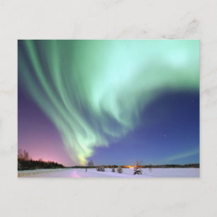 Norhtern Ljus Alaska Vykort