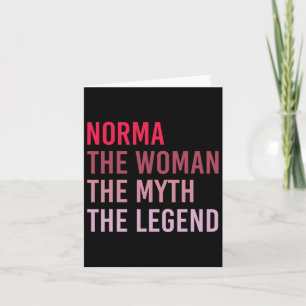 Norma Kvinnan Myten Legend Personligt Namn Födelse Kort