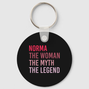 Norma Woman Myth Legend Personlig Namn Birt Nyckelring