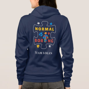 Normal är Boring Autism Awareness Matching Family T Shirt