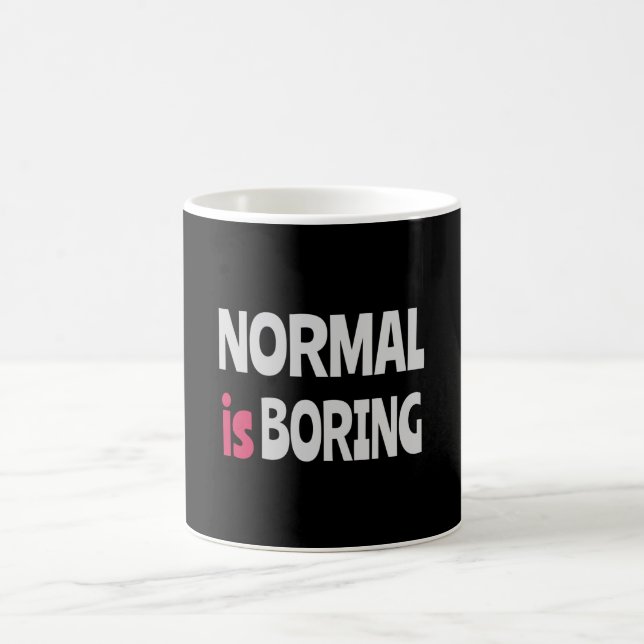 Normal är Boring Kaffemugg (Center)
