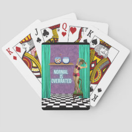 Normal är överskattat Funky & Rollig Förändrad Kon Casinokort