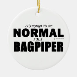Normal Bagpiper Julgransprydnad Keramik