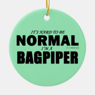Normal Bagpiper Julgransprydnad Keramik