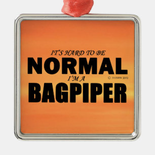 Normal Bagpiper Julgransprydnad Metall