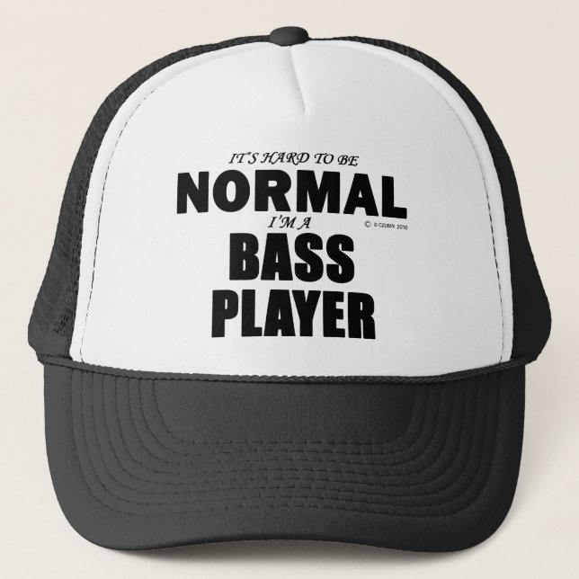 Normal Bass Player Truckerkeps (Framsida)