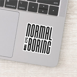 Normal Boring Klistermärken