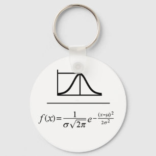 Normal distribution nyckelring