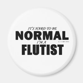 Normal flutist magnet