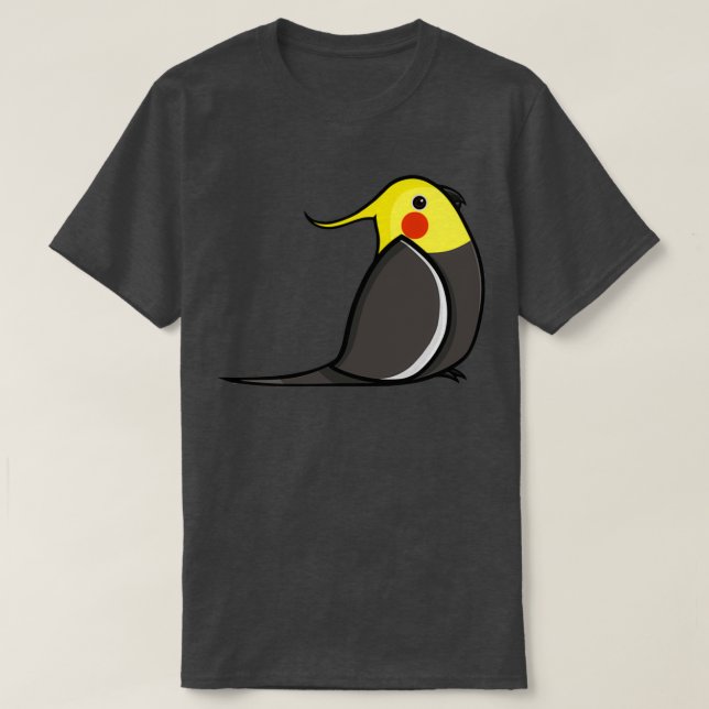 Normal grått-cockatil t shirt (Design framsida)