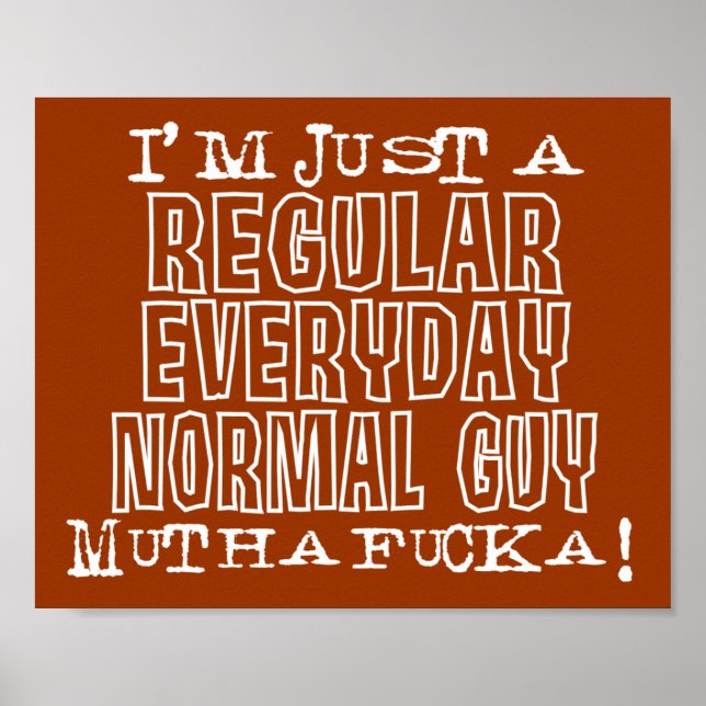 Normal Guy Poster (Framsidan)