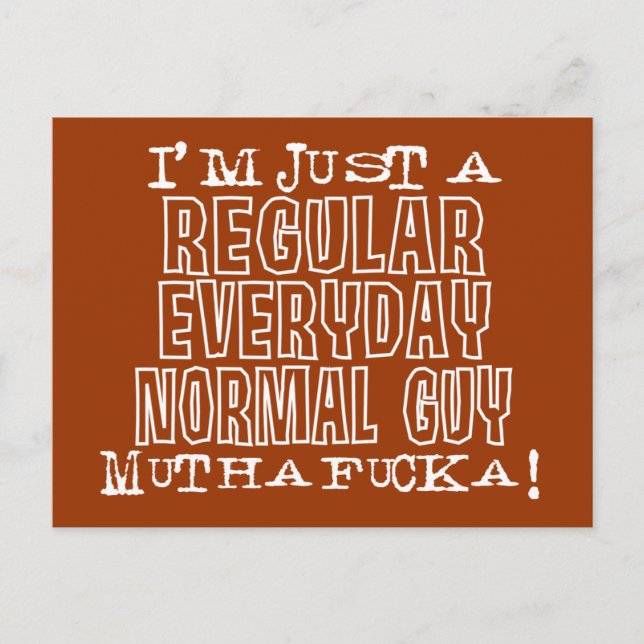 Normal Guy Vykort (Framsida)