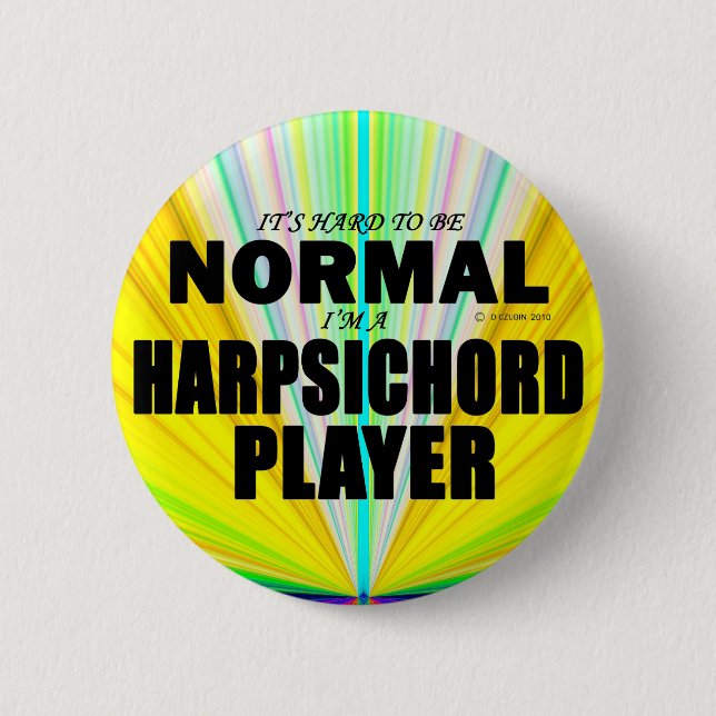 Normal Harpsichord Player Knapp (Framsida)