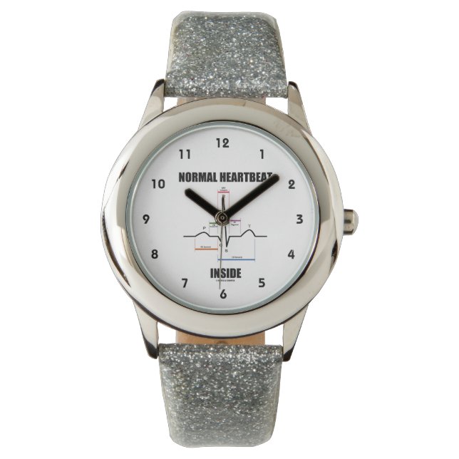 Normal hjärtrytm Inside EKG EKG Electrokardiogram Armbandsur (Framsida)