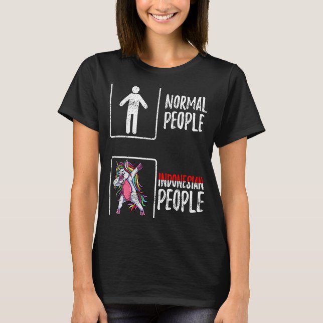 Normal indonesisk Vintage T Shirt (Framsida)