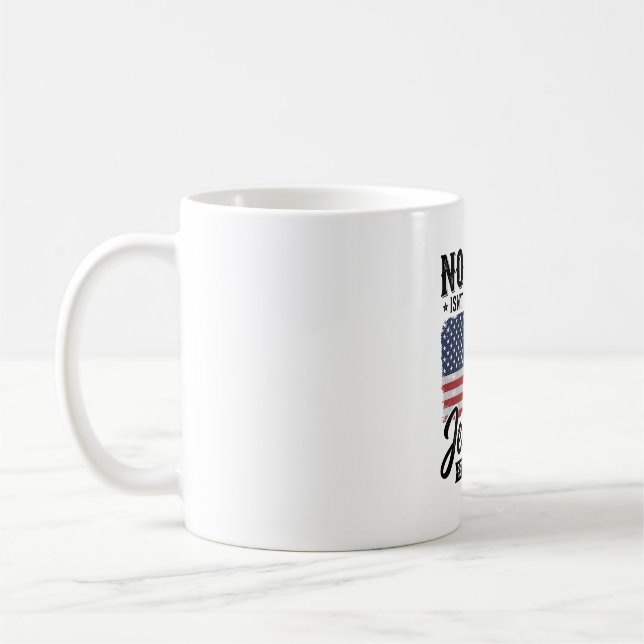 Normal Kommer Inte Att Komma Tillbaka Jesus Uppenb Kaffemugg (Vänster)