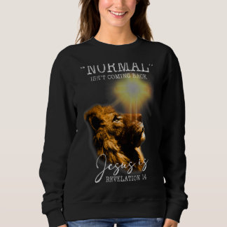Normal kommer inte tillbaka, men Jesus är Kor Kris T Shirt