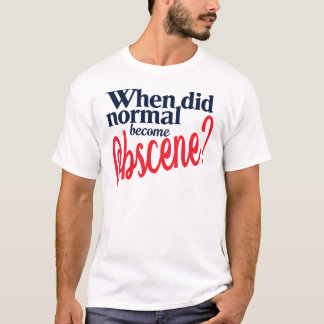Normal kontra obscent Tee