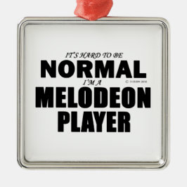 Normal Melodeon Player Julgransprydnad Metall