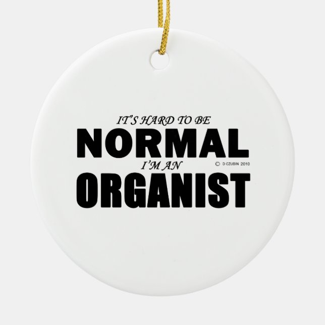 Normal organism julgransprydnad keramik (Framsidan)
