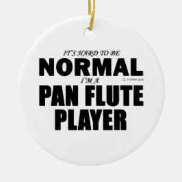 Normal Pan Flute Player Julgransprydnad Keramik