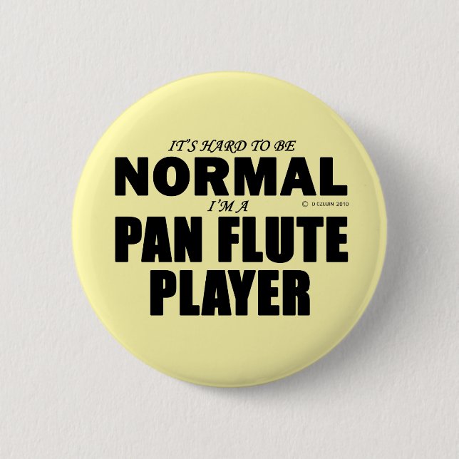 Normal Pan Flute Player Knapp (Framsida)