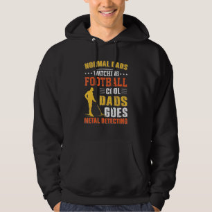 Normal Pappor som tittar på fotbollens Coola Pappo Hoodie
