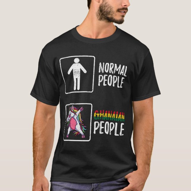Normal People Ghanaian Vintage T Shirt (Framsida)
