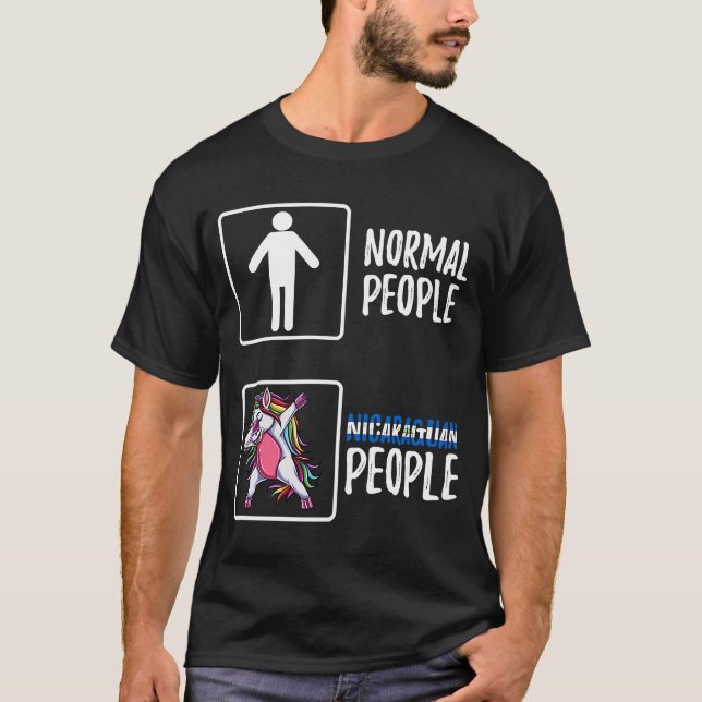 Normal People Nicaraguan T Shirt (Framsida)