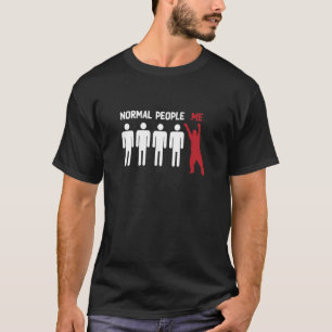 Normal People Roligt Hip hop Dj Dancer T Shirt