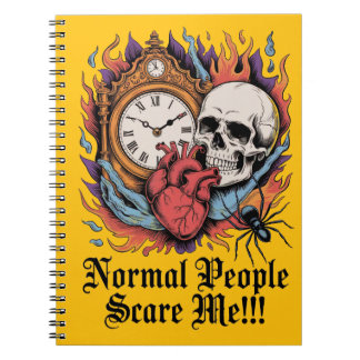 Normal People Scare Me Anteckningsbok