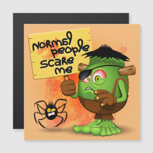 "Normal People Skrämmer mig" Humous Frankenstein