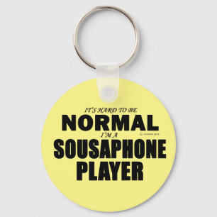 Normal Sousaphone Player Nyckelring