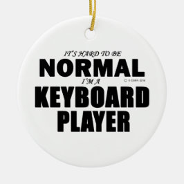 Normal Tangentbord Player Julgransprydnad Keramik