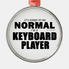 Normal Tangentbord Player Julgransprydnad Metall