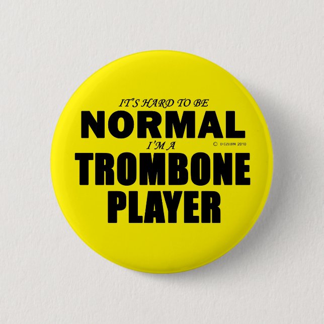 Normal Trombone Player Knapp (Framsida)