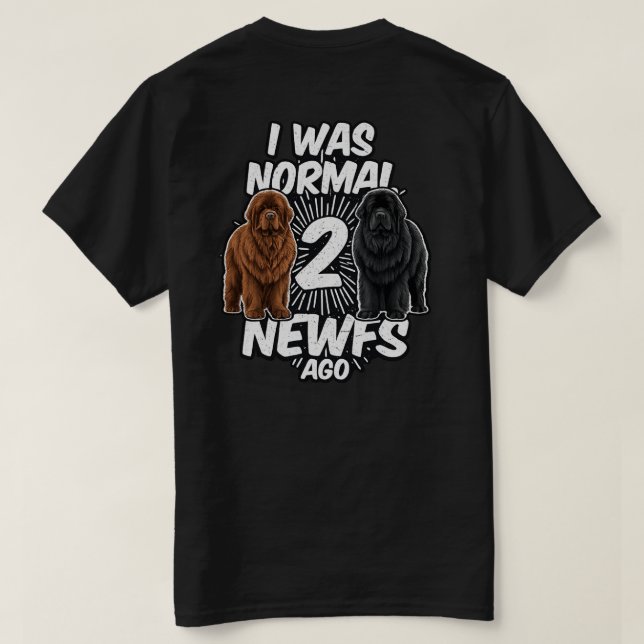 Normal Var Överreklamerat tvåsidig T Shirt (Design baksida)
